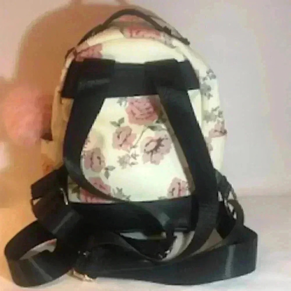 Like Dreams Vegan Rose Print Backpack Purse - Picture 3 of 9